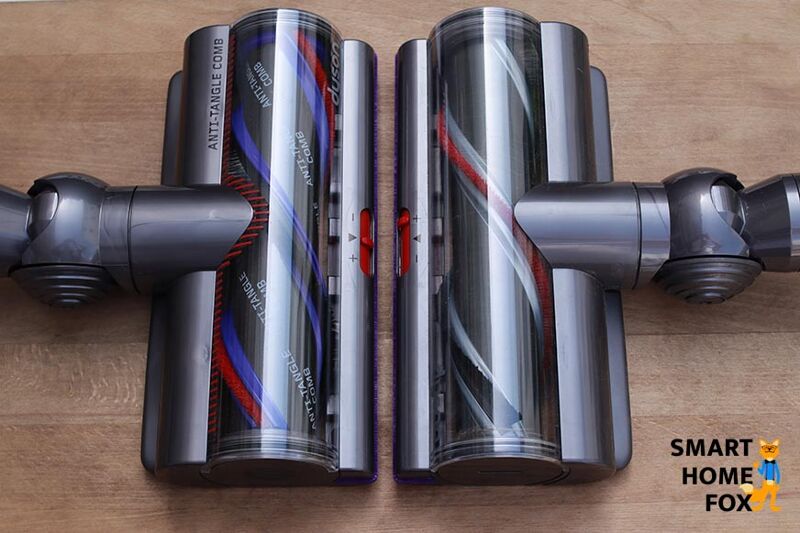 The Torque Drive floor nozzles stand side by side